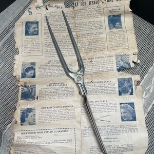 Vintage Metal Hair Styling Tool